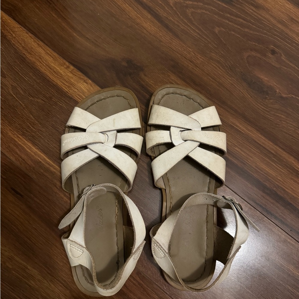 Cream Strappy Sandals